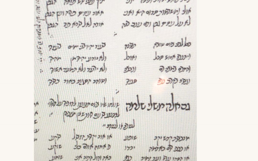 Taller de poesía hebrea medieval